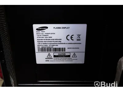 TV - Samsung 50" Plasma P50FP, funktionstestad, bruksskick