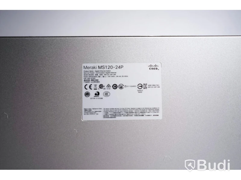 Cisco Meraki Router Ethernet Switch MS120-24P