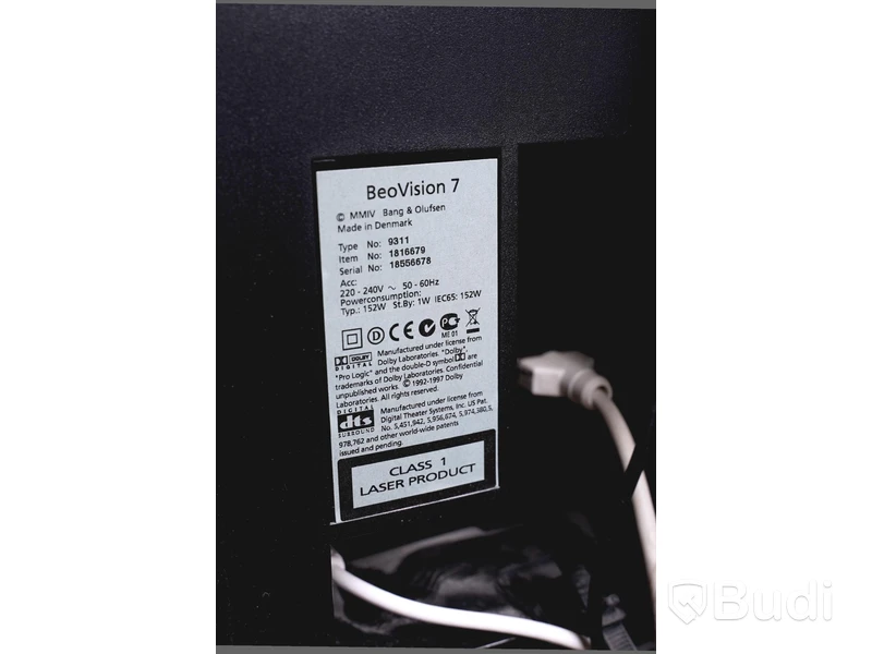 Bang & Olufsen Beovision 7, TV inkl. fjärrkontroll. OBS! Osäker funktion