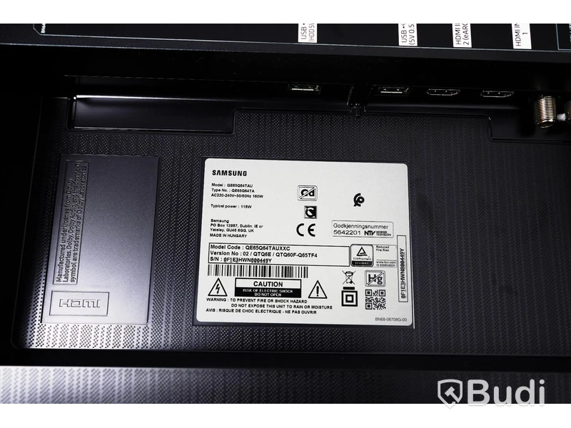TV - Samsung QE65Q64TAU 65" med fjärrkontroll - funktionstestad, bruksskick