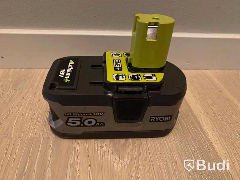 Laddare & batteri Ryobi 5.0 Ah