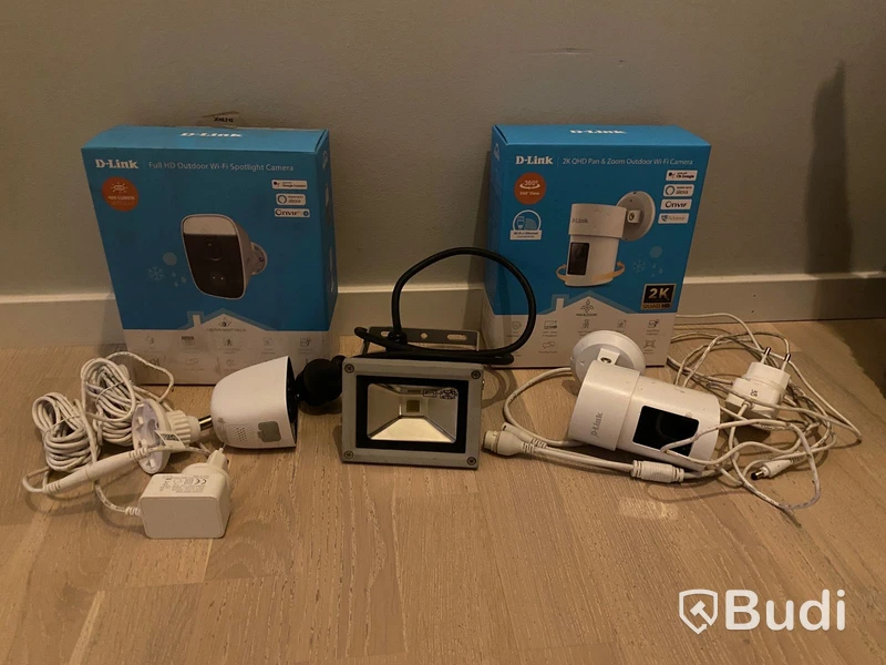 Övervakningskameror D-Link & ledlampa