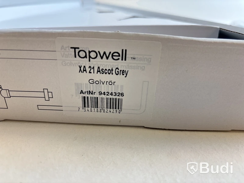 Golvrör Tapwell, XA21, ascot grey