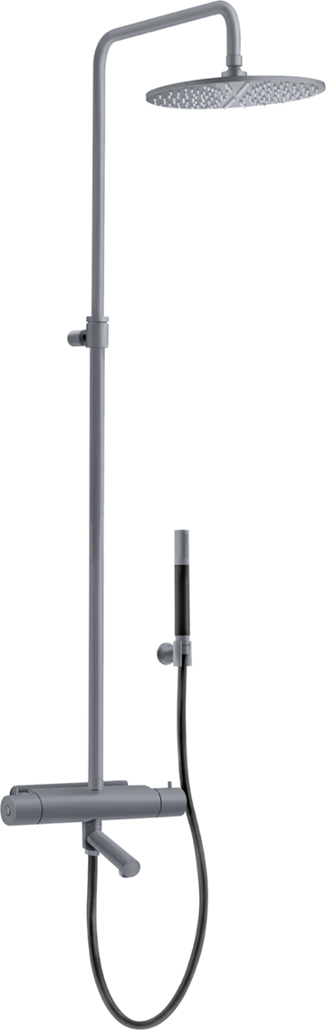 (NY) Takduschpaket för badkar Tapwell, TVM2200-160, ascot grey