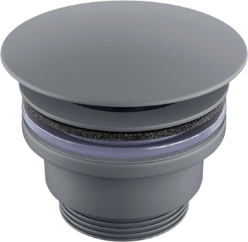(NY) 2 st. Bottenventil Tapwell, 68400, ascot grey, öppen