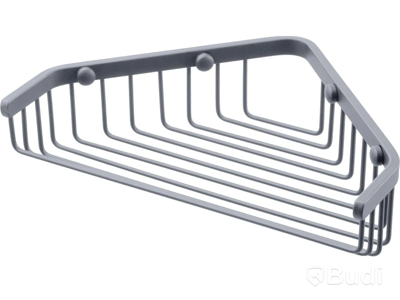 Tvålhylla för väggmontering i hörn. Tapwell. TA156 Ascot Grey. Ord. pris inkl. moms: ca 950 kr.