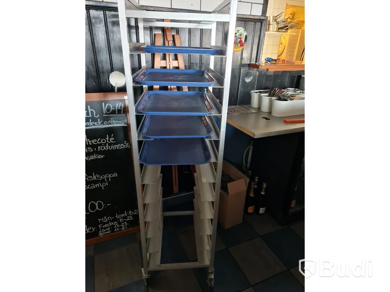 Rullvagn, diskvagn för brickor