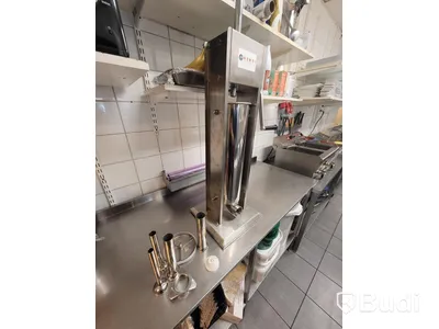 Hendi Sausage Filler 7 liter, korvfyllningsmaskin i rostfritt stål