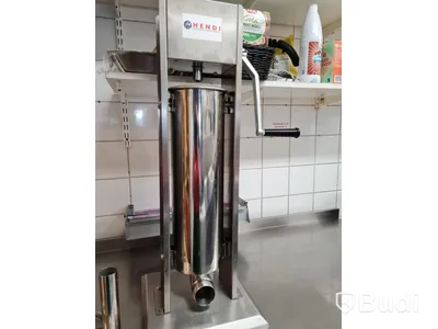 Hendi Sausage Filler 7 liter, korvfyllningsmaskin i rostfritt stål