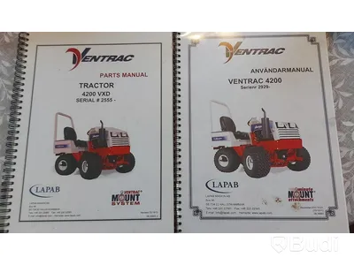 Redskapsbärare Ventrac 4200, 4-WD, -2011 med klippaggregat