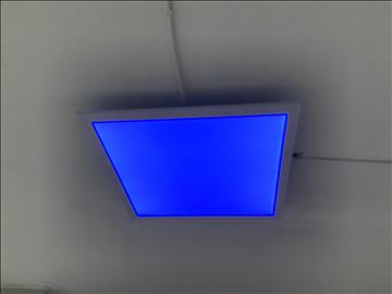 Taklampor LED, justerbart ljus, RGB, 9st. 40x40cm