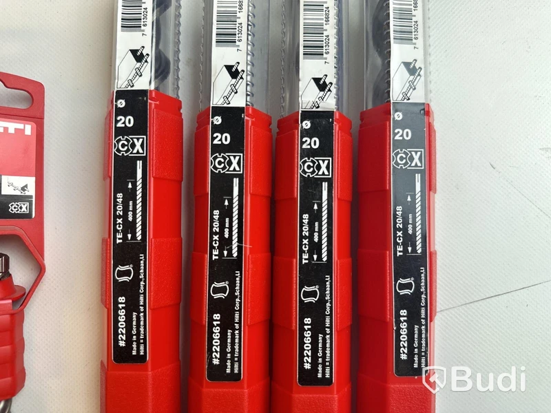 Parti Hammarborr Hilti i olika storlekar, Ord. pris inkl. moms: ca 14.400 kr