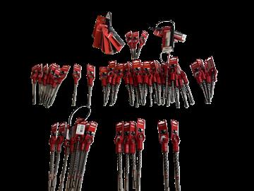 (NY) Parti med hammarborr Hilti i olika storlekar och modeller, Ord. pris inkl. moms: ca 24.000 kr