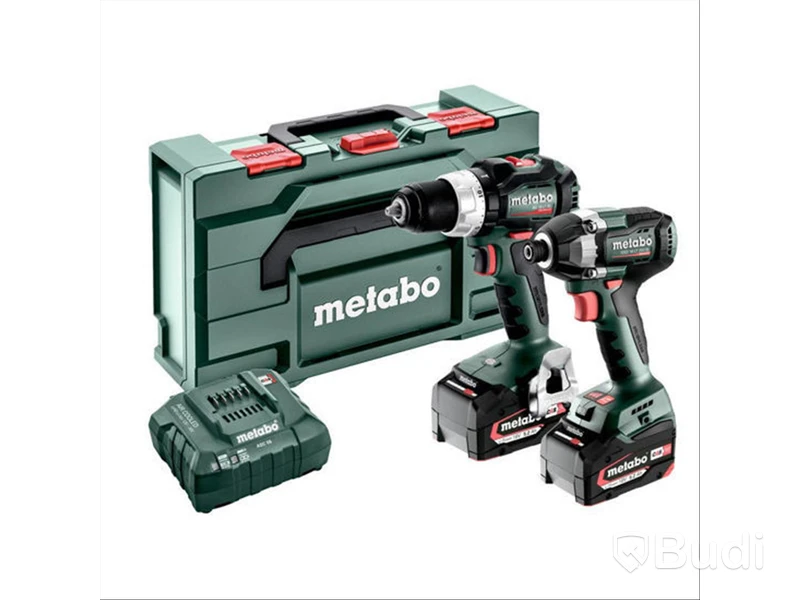 Verktygspaket Metabo, BS 18 LT BL och SSD 18 LT 200 BL inkl. Laddare och 2 st. Batterier.