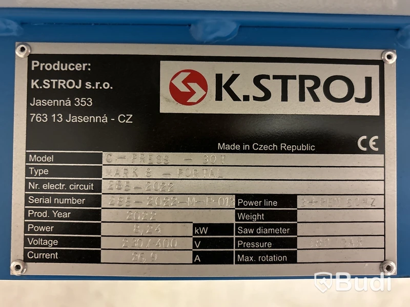 Hydraulisk takstolspress C-press Mark 8C