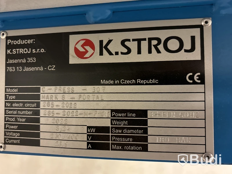 Hydraulisk takstolspress C-press Mark 8C