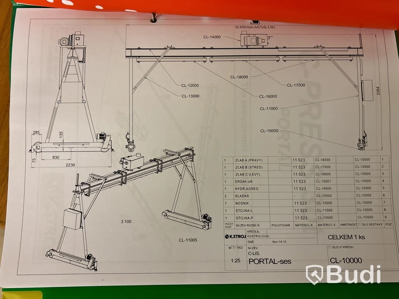 Hydraulisk takstolspress C-press Mark 8C