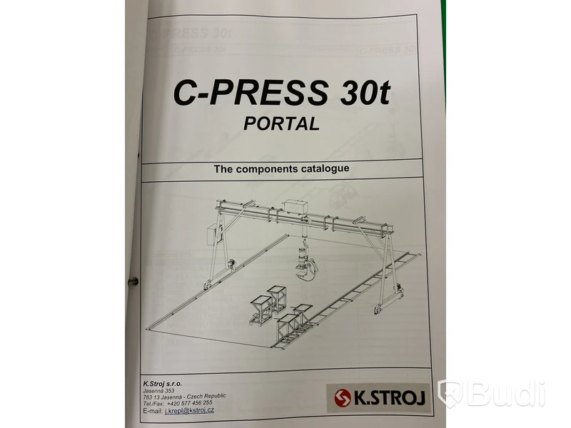 Hydraulisk takstolspress C-press Mark 8C