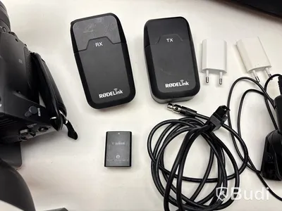Videokamera Sony nxcam, med tillbehör