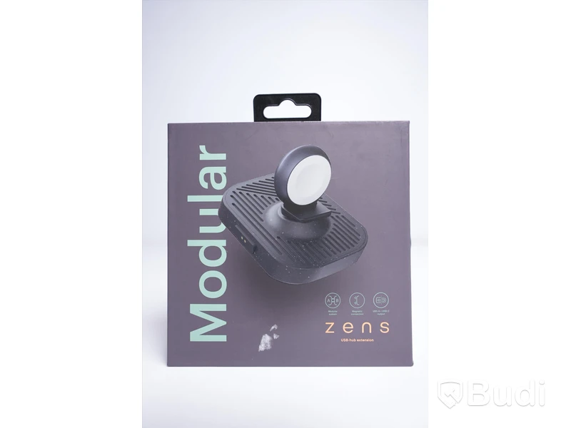 Trådlös modulladdare, 2 delar. - Zens,  USB hub-extension & Single wireless charger extension. Ny.