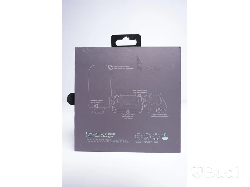 Trådlös modulladdare, 2 delar. - Zens,  USB hub-extension & Single wireless charger extension. Ny.
