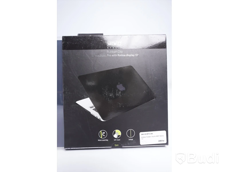 Skydd Macbook 2 st - ARTWIZZ, Rubber clip for MacBook Air 13 & Rubber clip for MacBook Pro with Retina display 13. Ny.
