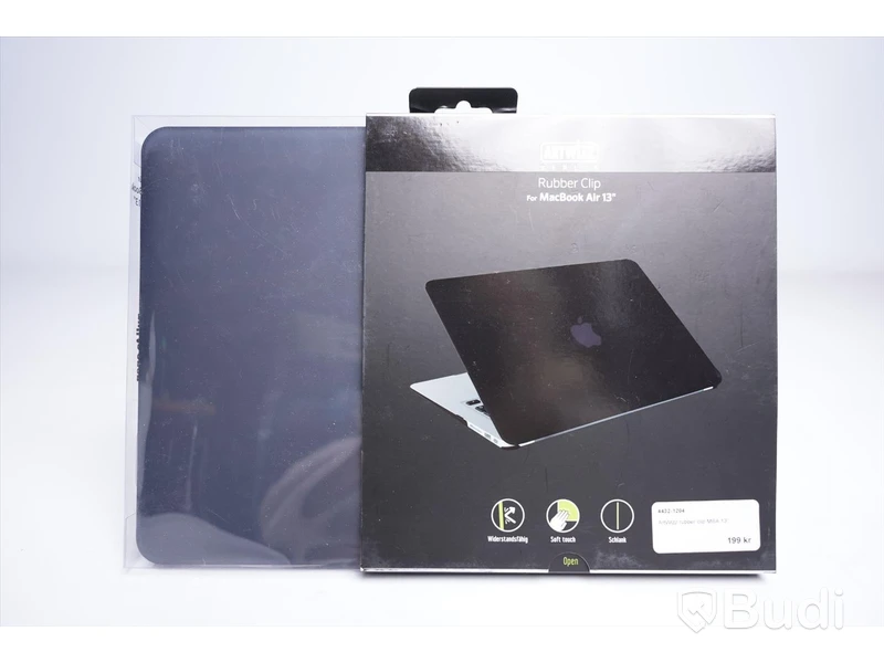 Skydd Macbook 2 st - ARTWIZZ, Rubber clip for MacBook Air 13 & Rubber clip for MacBook Pro with Retina display 13. Ny.