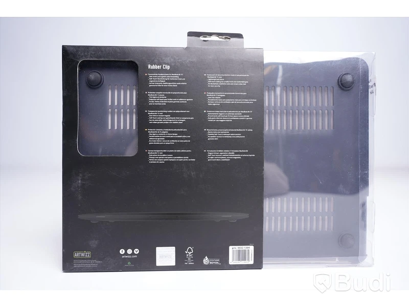Skydd Macbook 2 st - ARTWIZZ, Rubber clip for MacBook Air 13 & Rubber clip for MacBook Pro with Retina display 13. Ny.