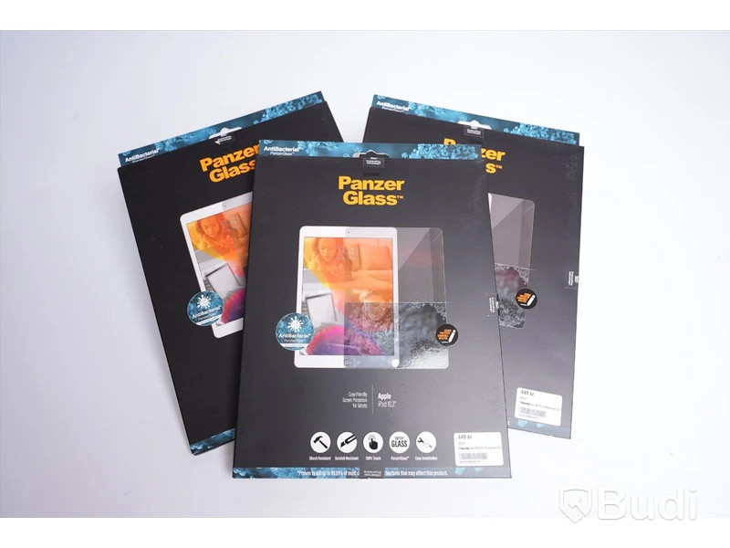 Skyddsglas ipad 3 st- Panzer Glass, Apple iPad 12,2. Ny, Obruten förpackning.