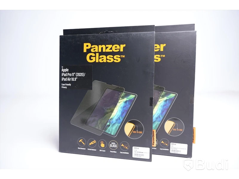 Skärmskydd iPad 2 st- Panzer Glass, Apple iPad 11 (2020)/ iPad Air 10,9. Ny, Obruten förpackning.