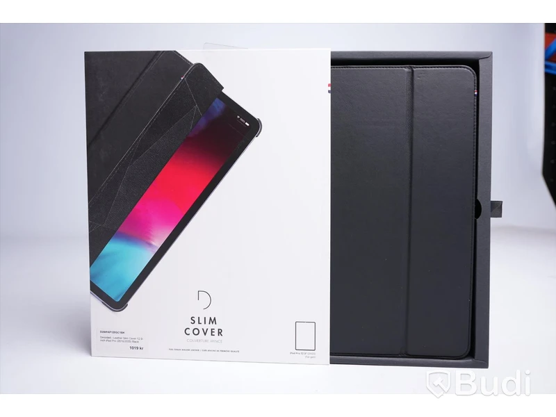 Fodral IPad - DECODED, Leather Slim Cover, Svart, IPad Pro 12.9(2020) Ny.