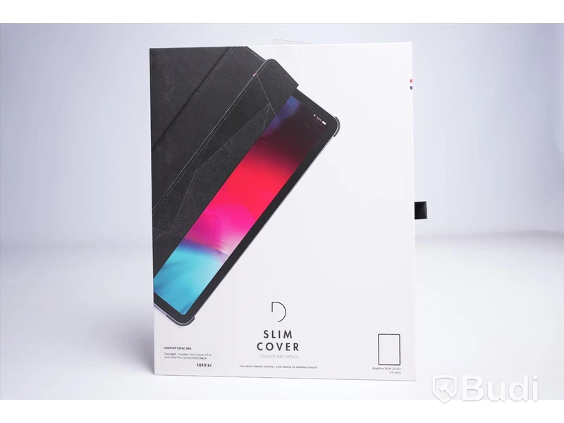 Fodral IPad - DECODED, Leather Slim Cover, Svart, IPad Pro 12.9(2020) Ny.
