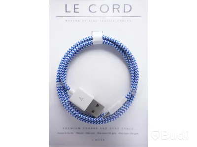 Laddsladd 3st - LE CORD, Premium charge and sync cable. Ny, Obruten förpackning.