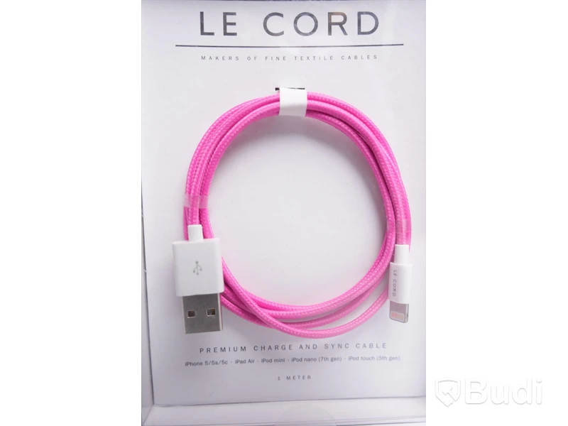 Laddsladd 3st - LE CORD, Premium charge and sync cable. Ny, Obruten förpackning.
