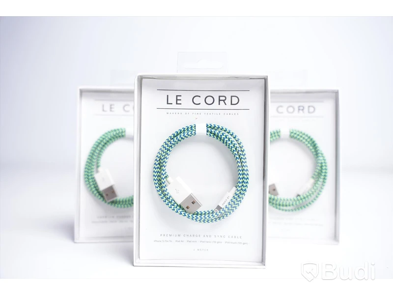 Laddsladd 3st - LE CORD, Premium charge and sync cable. Ny, Obruten förpackning.