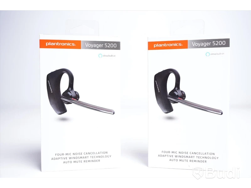 Trådlösa hörlurar 2st - Plantronics, Voyager 5200, Noise Cancellation. Ny, Obruten förpackning.