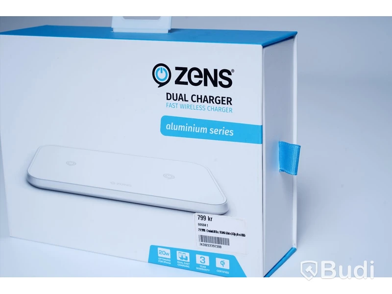 Zens Dual Charger, Fast Wireless Charger 20W