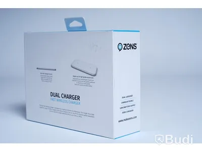 Zens Dual Charger, Fast Wireless Charger 20W