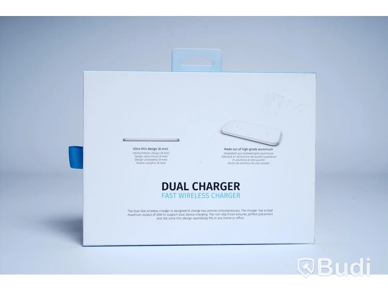 Zens Dual Charger, Fast Wireless Charger 20W