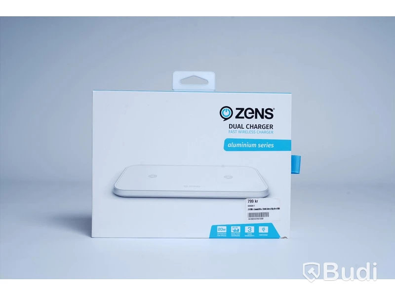 Zens Dual Charger, Fast Wireless Charger 20W