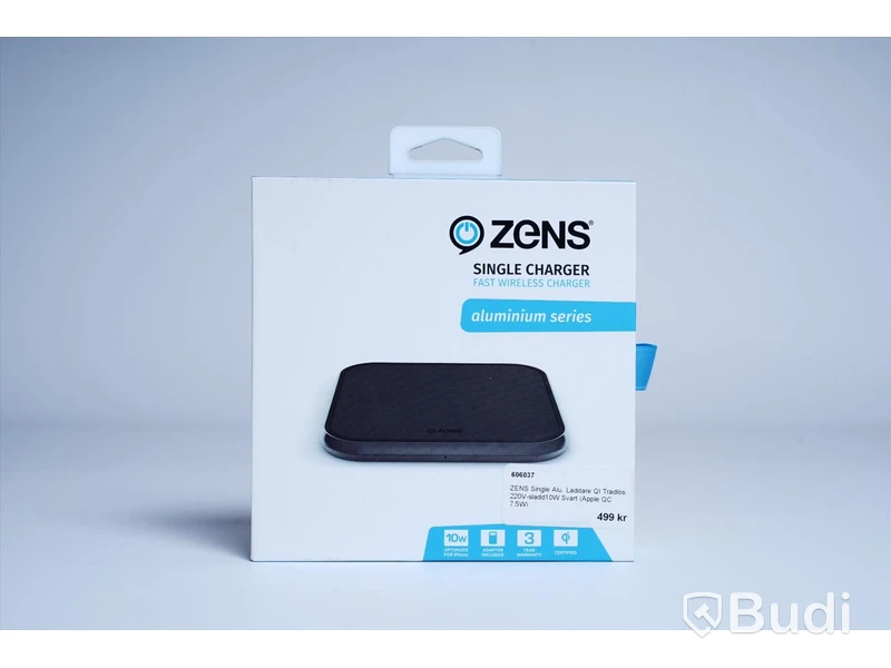 Zens Single Charger, Fast Wireless Charger 20W