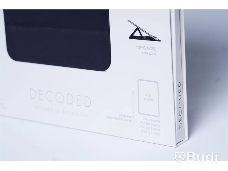 Läder fodral, svart - iPad Pro 11"  DECODE
