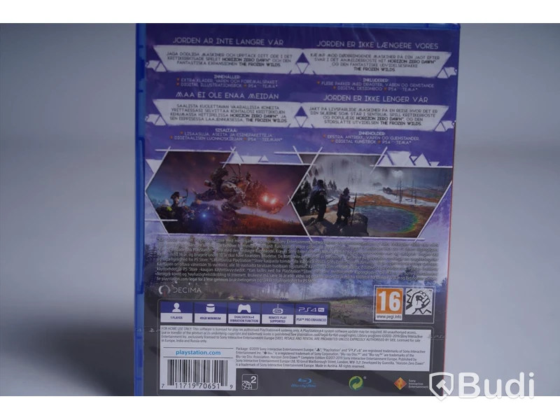 Playstation(PS4)spel-Horizon