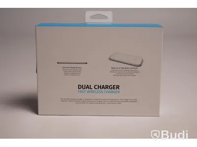 Trådlös laddare, Zens Dual Charger Aluminium Series. Begagnad.
