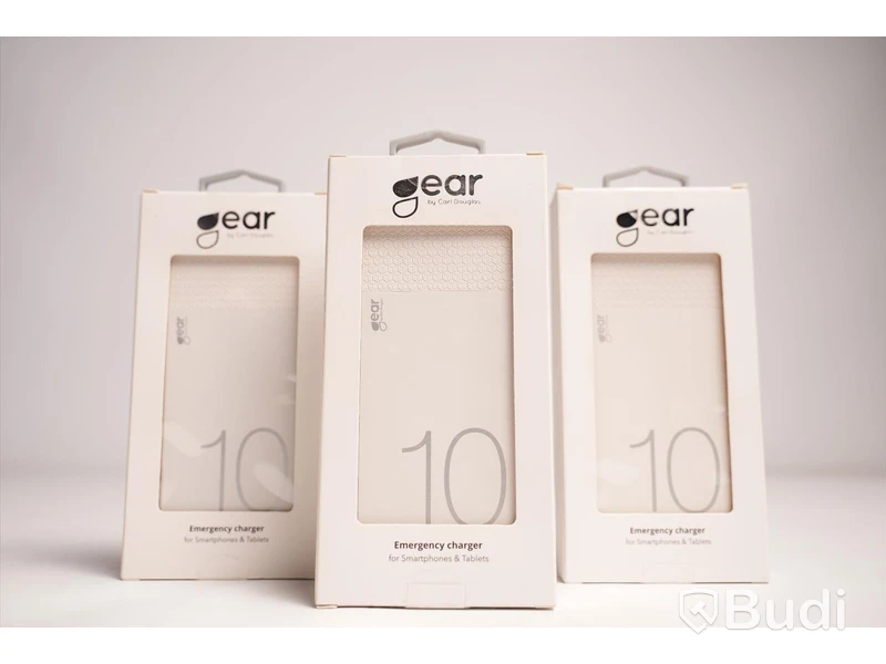 Power bank 3st, Ear Emergency Charger Capacity 10.000mAh. Ny, Obruten förpackning.