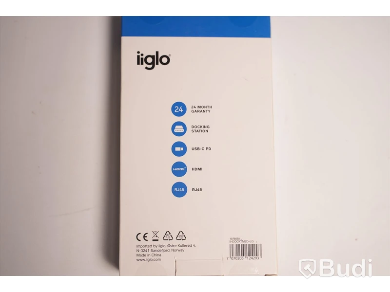 Multiadapter USB-C, iiglo USB-C Docking. Ny, Obruten förpackning.