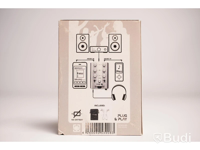 Mixer, Pokket Mini DJ Mixer. Ny, Obruten förpackning.