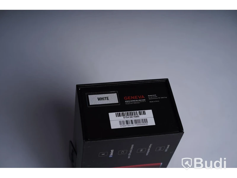Geneva Tour/xS-portabel bluetooth högtalare - färg White