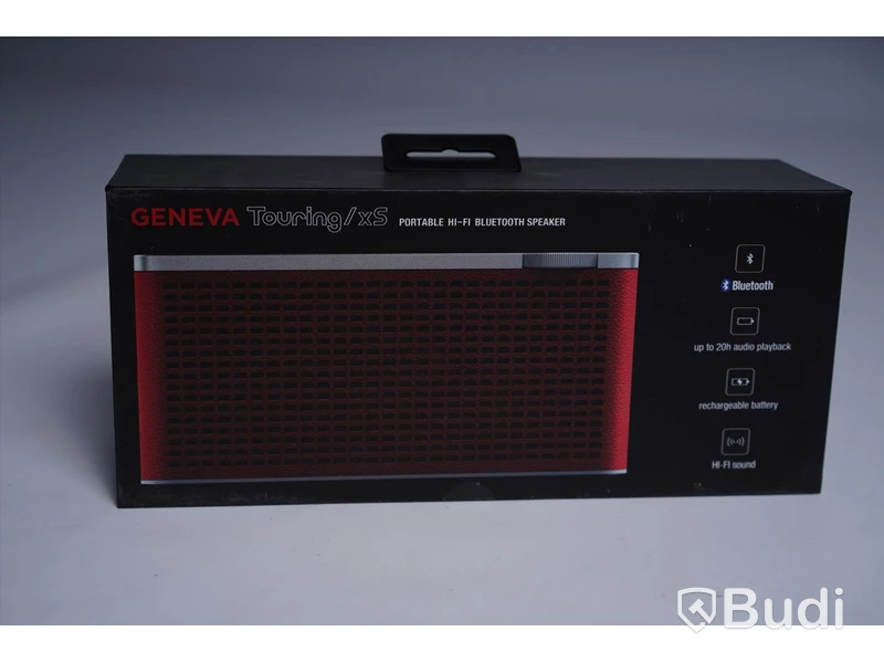 Geneva Tour/xS-portabel bluetooth högtalare - färg White