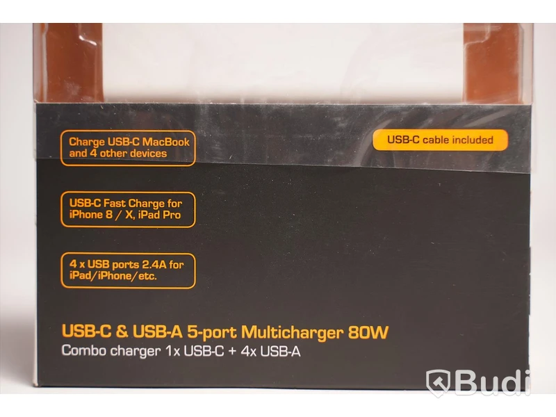 Multiadapter USB-C, Macline Multicharger. Ny, Obruten förpackning.
